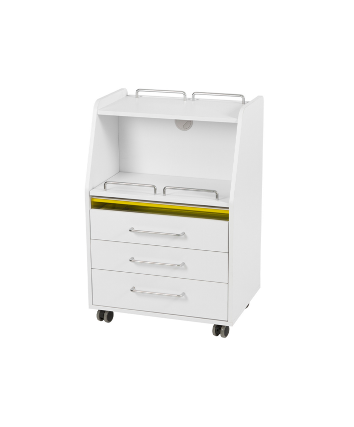 Carrello Spin per Estetica con 3 Cassetti e Luce UV